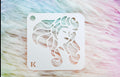 Sleeping beauty stencil 2x2