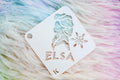 Elsa 1 stencil 2x2in